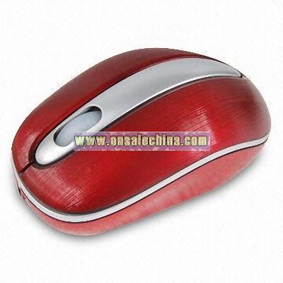 Mirror Red Optical Mouse