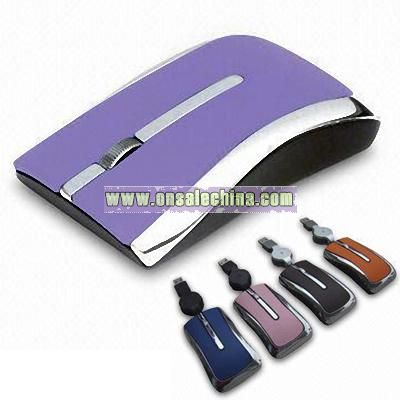 3D Optical Mouse with Leather Card and Classic Design