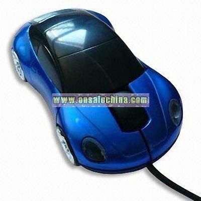 Blue Car Optical Mouse