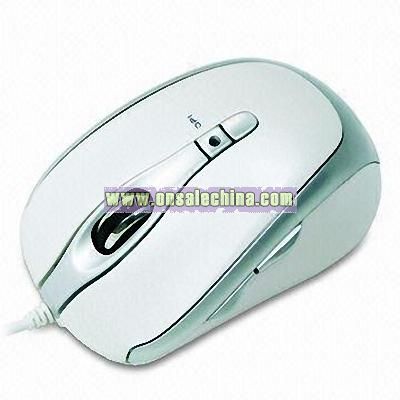 White 6 Button Optical Mouse
