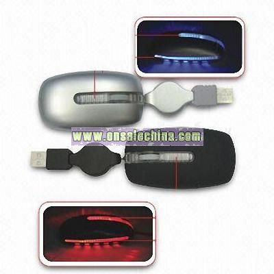 Computer Wired Mouse with LED Light