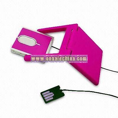Ultra-slim Foldable USB Optical Mouse