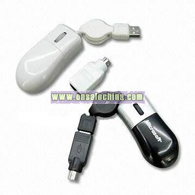 Computer Rtractable Optical Mice