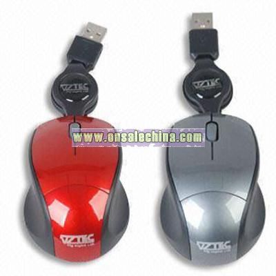 Retractable USB 3D Optical Mouse