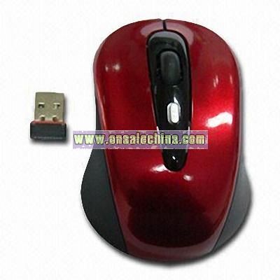 Five Button Wireless Optical Mouse