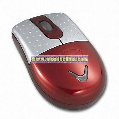 Laptop Optical Mouse with USB Retractable Cable