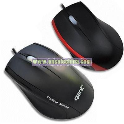 Optical Mouse with Waterprint Picture