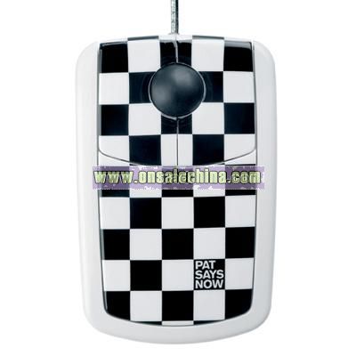 Checkered Flag Optical Mouse