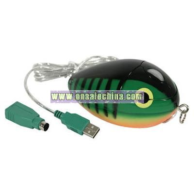 Fish Corded Optical Computer Mouse