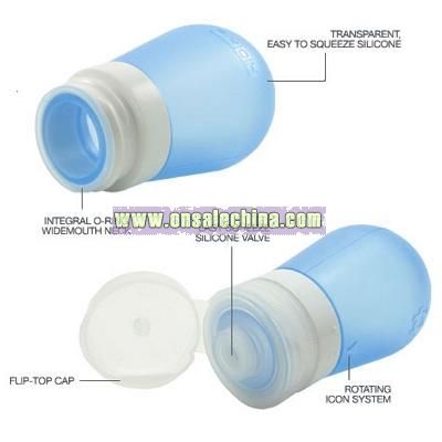Silicone Carry-On Travel Bottles