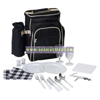 17pc Picnic Set in Backpack