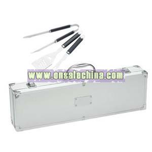 Stainless Steel BBQ Set Case