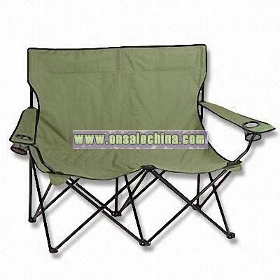 Durable Outdoor Folding Lovely Chair with Capacity of Two Persons