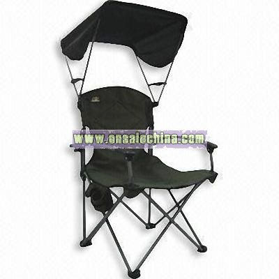 Camping Chair with Sun Shelter