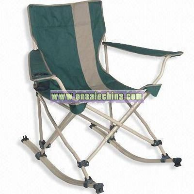 Polyester Rocking Chair with PE Coating