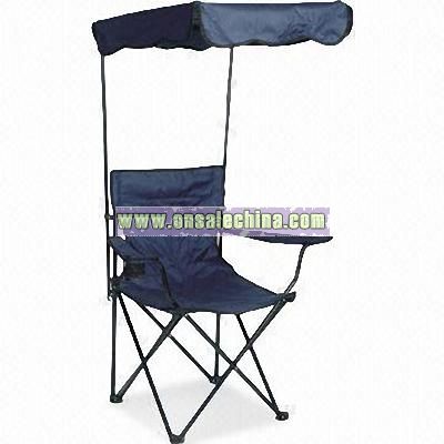 Camping Chair with Sun Shelter