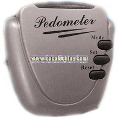 Pedometer/distance and calorie counter