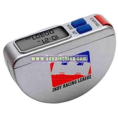 Multi function two line display pedometer