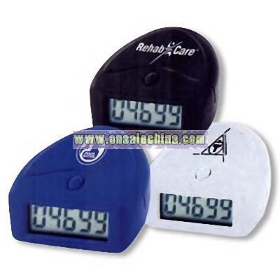 Digital pedometer with belt clip