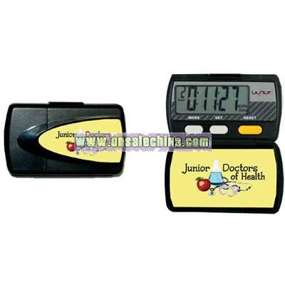 Four function pedometer