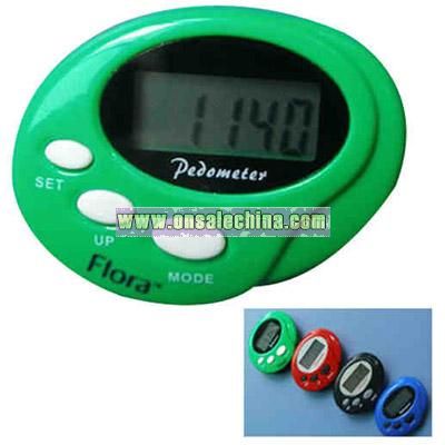 Basic cuff style pedometer with easy to read LCD
