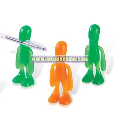 plastic cartoon pen holder