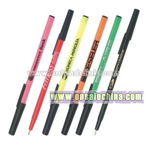 Crazy Stick Pen - Neon or Black Barrel