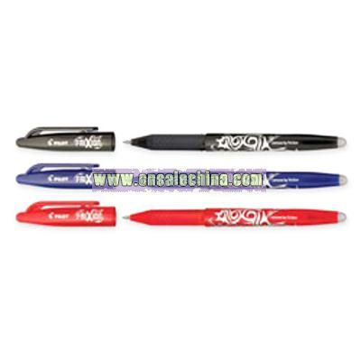 Rollerball Gel Pen, Erasable, Fine, Ink/Black, Barrel/Black