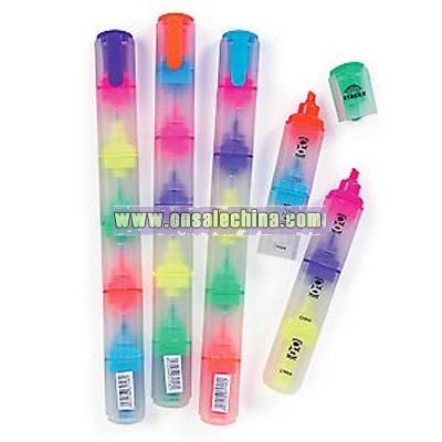 Rainbow Stacks Highlighter Pen
