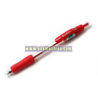 Dong-A Anyball Ballpoint Pen - 0.5 m - Red