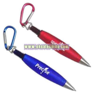 Chubby pen with carabiner