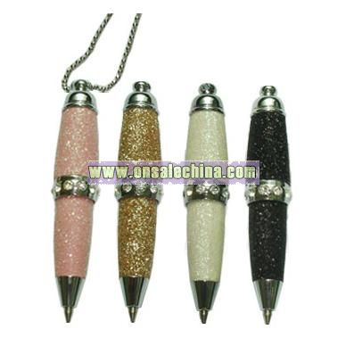 Novelty Pen with Rhinestones/Crystals Decorations,