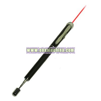Three-in-one Electronic Pen with Laser Pointer and Baton Function
