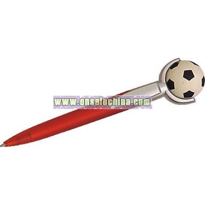 Soccer Ball Pen With Cord