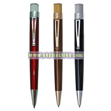 Promotional Pen with Brass Pen Barrel and Glossy Color Finish