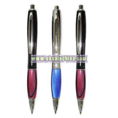 Novelty Design Ballpoint Pens with Acrylic Grip and Brass Barrel