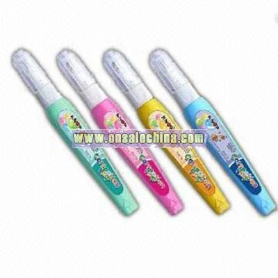 Correction Fluid Pens with 5mL Volume in Harmless Design
