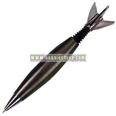 Missile shape ballpoint pen