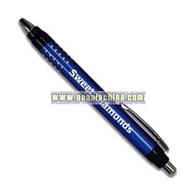 Plunger style pen