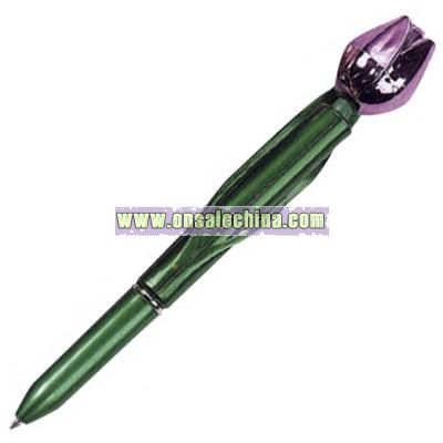 Tulip flower shaped ballpoint pen