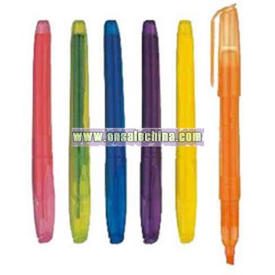 Fluorescent color highlighter pen