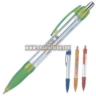 Custom manufactured advertising banner ballpoint pen