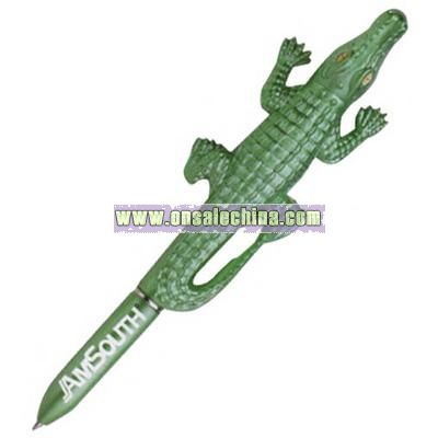 Alligator shape ballpoint pen