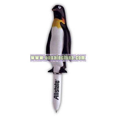 Penguin shape ballpoint pen