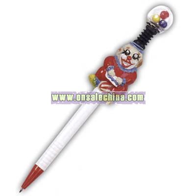 Clown shape ballpoint pen