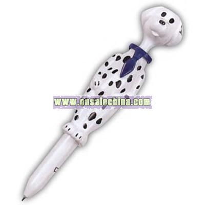Dalmatian dog shaped ballpoint pen