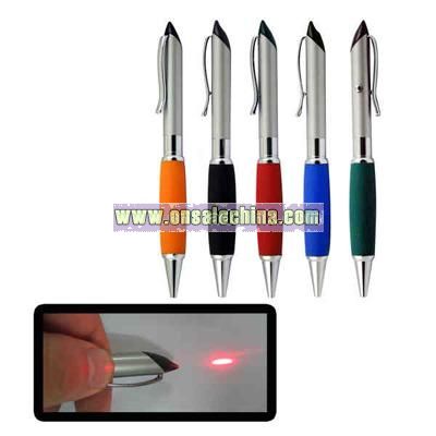 Metal Ballpoint pen with laser pointer