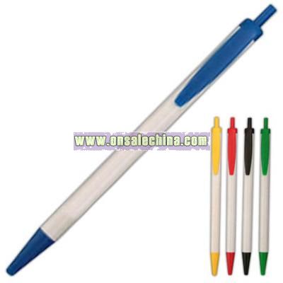 Retractable ball point pen