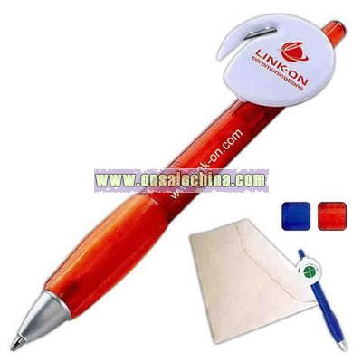 medium ballpoint pen with envelope opener