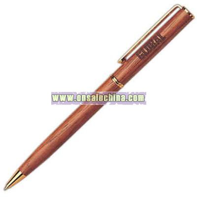 Genuine rosewood ballpoint pen with
